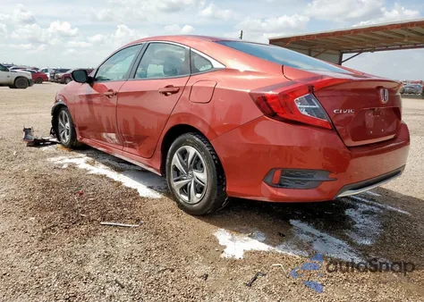2021 Honda Civic Lx из США, поврежденный, VIN 2HGFC2F65MH537782